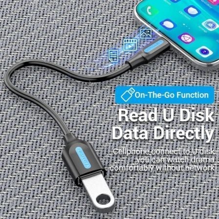 Vention Adaptador USB 3.1 Tipo-C a USB hembra CCVBB, Macho Tipo-C Vention Adaptador USB 3.1 Tipo-C a USB hembra CCVBB, Macho Tipo-C
